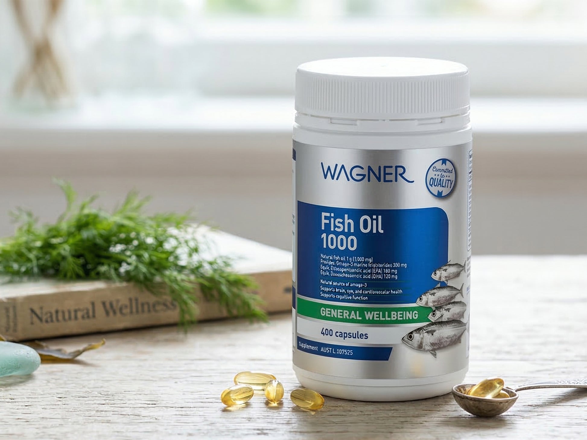 Buy Original Wagner Fish Oil 1000 Capsules 400 in Sri Lanka