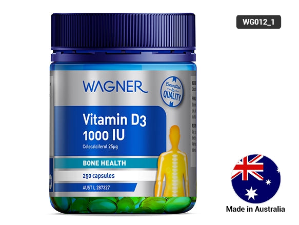 Wagner Vitamin D3 1000 IU 250 Capsules