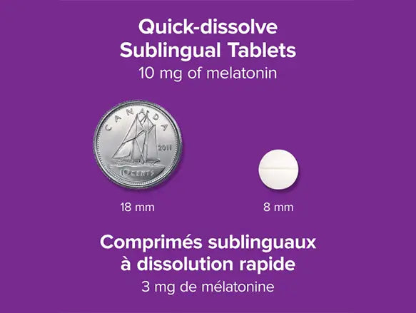 Webber Naturals Melatonin Quick Dissolve 10 mg 150 Sublingual Tablets in Sri Lanka