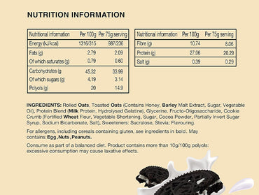 Warrior Raw Protein Flapjack Cookies & Cream 20g in Sri Lanka