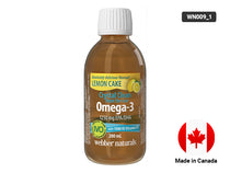 Webber Naturals Omega-3 Lemon Cake Flavor 200ml - CANADA in Sri Lanka 