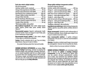 Webber Naturals Omega 3-6-9 1200 mg Fish Flax & Borage 180 Softgels - CANADA in Sri Lanka
