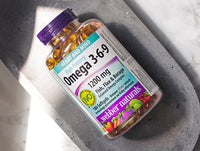 Webber Naturals Omega 3-6-9 1200 mg Fish Flax & Borage 180 Softgels - CANADA in Sri Lanka