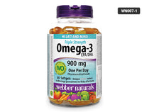 Webber Naturals Triple Strength Omega-3 with EPA/DHA 900mg 80 Softgels in Sri Lanka 