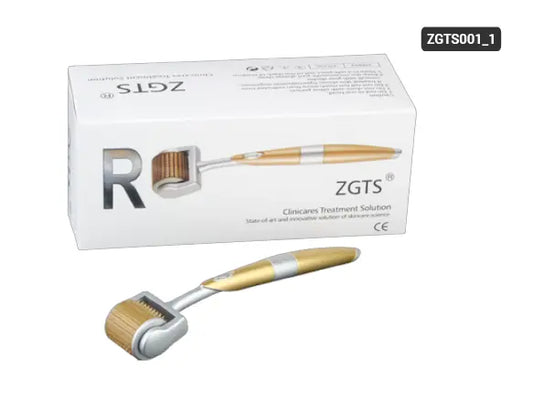 ZGTS Clinicare Treatment Solution Derma Roller 1mm with titanium needles, front view