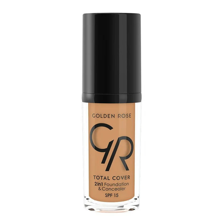 Golden Rose Total Cover 2 in 1 Foundation and Concealer