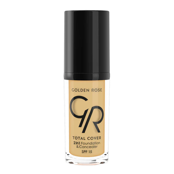 Golden Rose Total Cover 2 in 1 Foundation and Concealer