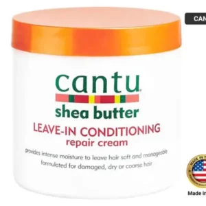 CANTU Shea Butter Leave-In Repair Cream 453g Hydrates & moisturizes with Shea Butter and natural oils