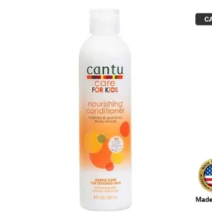 CANTU For Kids Nourishing Conditioner 237ml nourishes fragile curls and waves, caring for textured hair