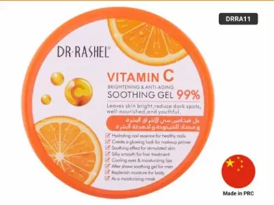 Dr. Rashel Vitamin C Brightening and Anti-Aging Soothing Gel 99% enhance the skin elasticity and leaves skin soft and smooth.