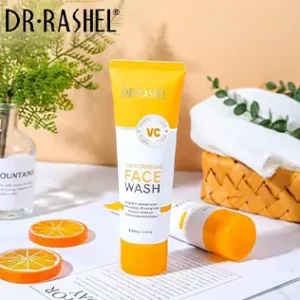 DR RASHEL Vitamin C brightening face wash is an advanced skin-brightening and anti-aging face wash.