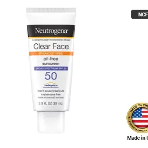 Neutrogena Clear Face Oil Free SPF 50 Sunscreen 88ml