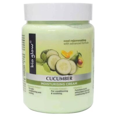 BIO GLOW Cucumber Moisturizing Cream 500ml | Cosmetics.lk