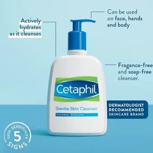 Cetaphil Gentle Skin Cleanser 591ml is a popular skincare product suitable for all skin types. it offers a long-lasting supply for daily cleansing.