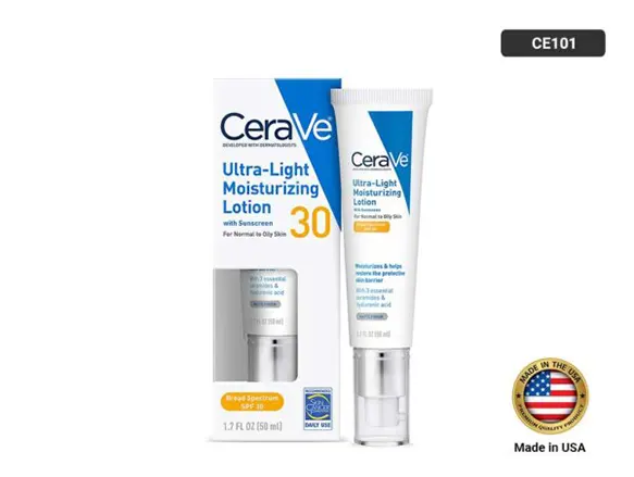 CeraVe Ultra-Light Moisturizing Lotion SPF 30 50ml - Cosmetics.lk