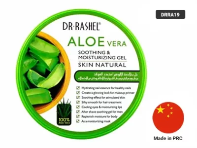 Dr.Rashel Aloe Vera Soothing & Moisturizing Gel is good for moisturizing face, arms, legs, and hair.