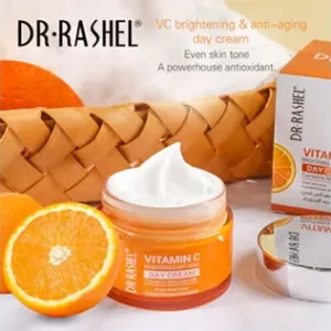 Dr Rashel Vitamin C Day Cream contains Niacinamide for brightening skin and anti-aging.