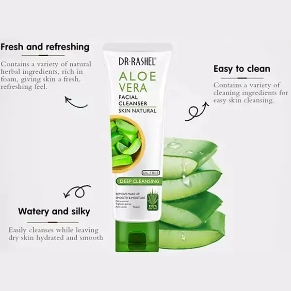 Dr Rashel Aloe Vera Facial Cleanser 100g Cosmetics Lk