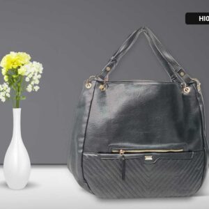 Women's New Pattern Leather Hand Bag with Little Ornaments - HI001 - Best Price for Stylish Handbags in Sri Lanka