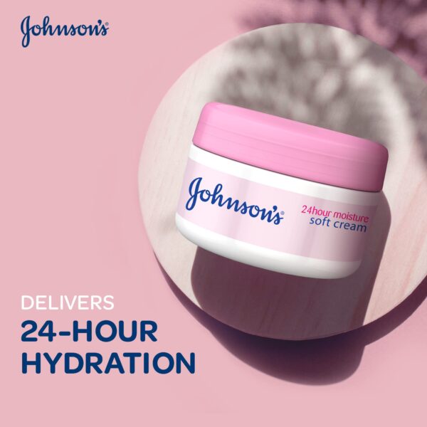 Johnson's 24hour moisture soft cream best sale for baby