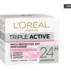 LOREAL Triple Active Multi - Protection Day Moisturizer Dry and Sensitive Skin