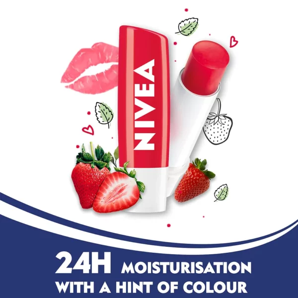 Nivea strawberry on sale lip balm