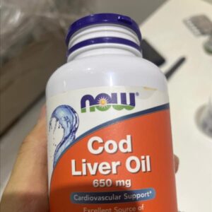 NOW Cod Liver Oil 650mg – 250 Softgels