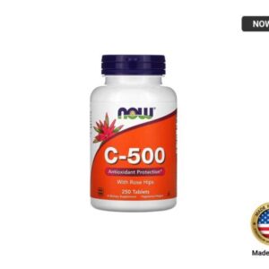 NOW Vitamin C 500mg 250 Tablets