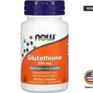 Glutathione is critical for healthy immune system function and is necessary for proper detoxification processes.
