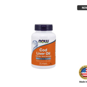 NOW Cod Liver Oil 1000mg – 90 Softgels