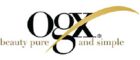 OGX brand logo - Luxurious hair care products for healthy and beautiful hair.