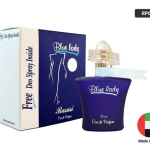 RASASI Blue Lady Eau De Femme Perfume 75ml. Buy original RASASI Blue Lady Perfume 75ml in Sri Lanka at cosmetics.lk Best price & Best quality perfumes in Sri Lanka).