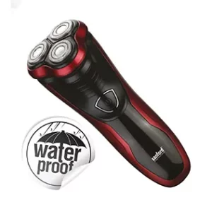 SANFORD Speed XL Shaving Head Pop Up 3 Floating Rotary Blade Shaver for Men- Red/Black- SF9803MS -Men's Rotary Blade Shaver SF9803MS - 01 Year Warranty for Sanford Products