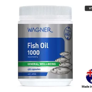 Wagner Fish Oil 1000 Capsules 400 is a valuable supplement that provides Omega-3 fatty acids. Cold-water fish oil is a significant natural source of Omega-3 EFAs, making it a valuable source for dietary health.