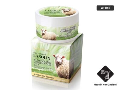 Lanolin Night Cream Combination / Oily (Collagen- Placenta and Propolis) – 100g