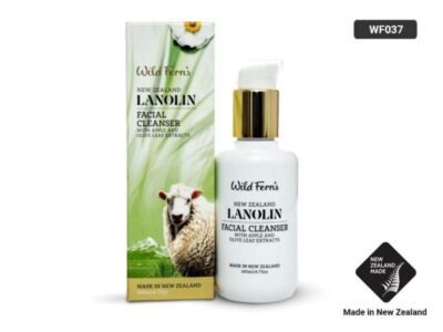 Lanolin Facial Cleanser with Apple and Olive Leaf Extracts – 140ml