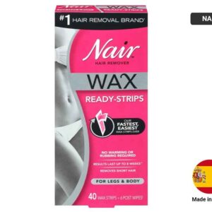 NAIR Hair Remover Legs and Body 40 Wax Strips