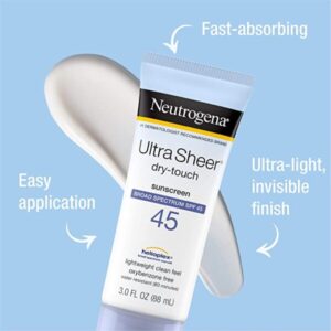 NEUTROGENA Ultra Sheer Dry Touch Sun Cream SPF45 88ml