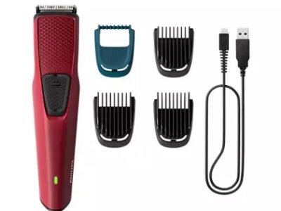 Philips Beard Trimmer BT1235/18 - Cordless Grooming Tool for Men - Best price for Trimmers with Warranty