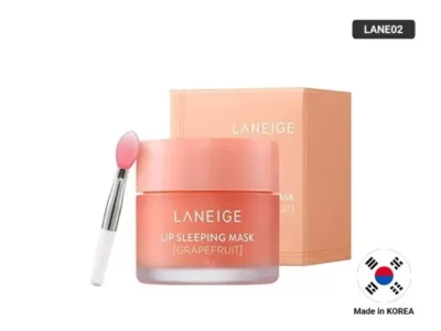 Laneige Lip Sleeping Mask Grapefruit 8g. This overnight wonder treatment is more than just your average lip balm – it's a luxurious spa experience for your pout, delivering intense hydration and gentle exfoliation while you sleep.