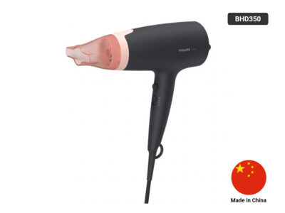 Philips Hair Dryer BHD350 - Powerful Ionic Blow Dryer for Fast Drying and Smooth Hair