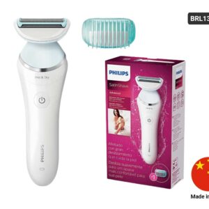 Philips Wet and Dry Electric Lady Shaver BRL130/00 - Woman shaving legs with cordless electric shaver. Buy Philips online with 01 Year Warranty