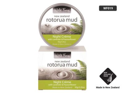 Rotorua Mud Night Cream with Lavender and Passionflower - 95g