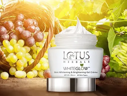 LOTUS White Glow Whitening Gel Cream 60g Cosmetics.lk