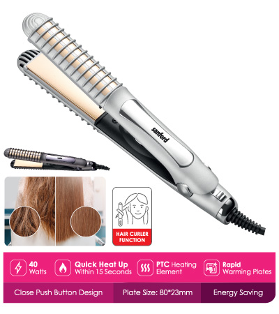 Hair straightener plus curler buy clearance online