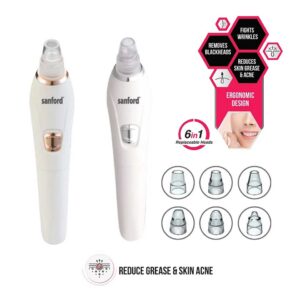 Sanford 6 In 1 Pore Cleaner - SF1905PC: A versatile skincare tool for clear and radiant skin
