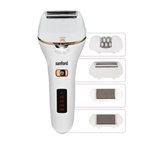 Sanford SF1918LE 4 In 1 Lady Epilator - Rechargeable Hair Removal Device