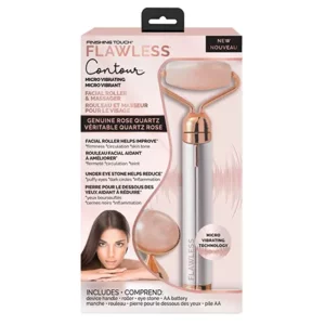 Flawless Contour Vibrating Facial Roller and Massager - Innovative skincare tool for facial massage and contouring