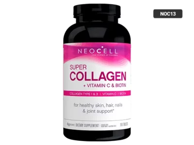 Neocell Super Collagen Vitamin C and Biotin 350 Tablet supplement combines the best of both worlds to nourish your beauty from within, addressing key concerns for a visibly healthier you.