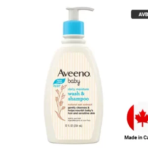 Aveeno Baby Daily Moisture Wash and Shampoo 354ml